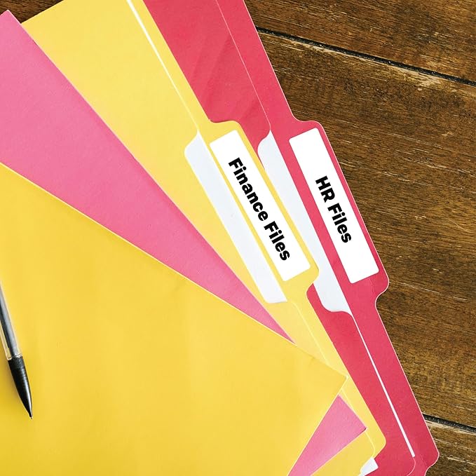 Premium Label Supply White File Folder Labels – 3.4375" x .667" – Laser/Inkjet - Image 6