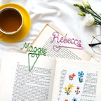 LOFART Custom Bookmarks Personalized Wire Name Bookmark Metal Wire Name Page - Image 2