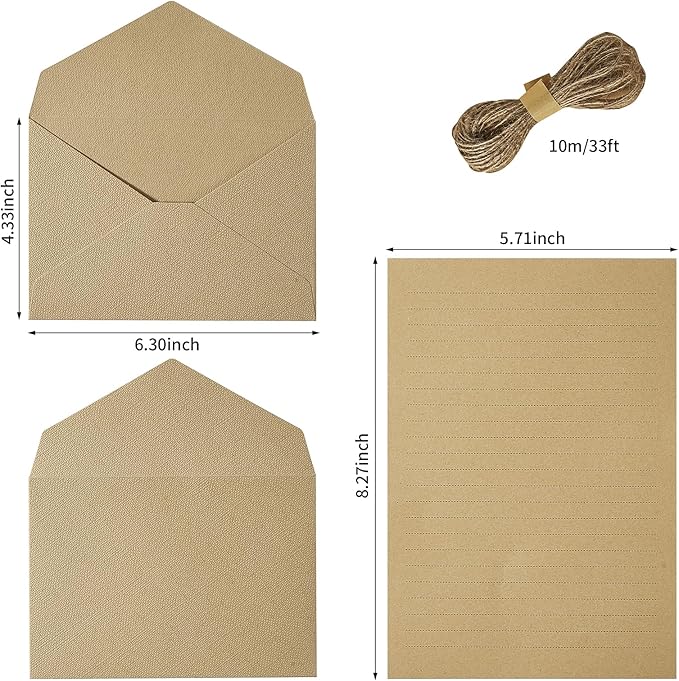20 Pack-Best Paper and Heavyweight Envelopes Set 6.30'' X 4.33'' - Image 2
