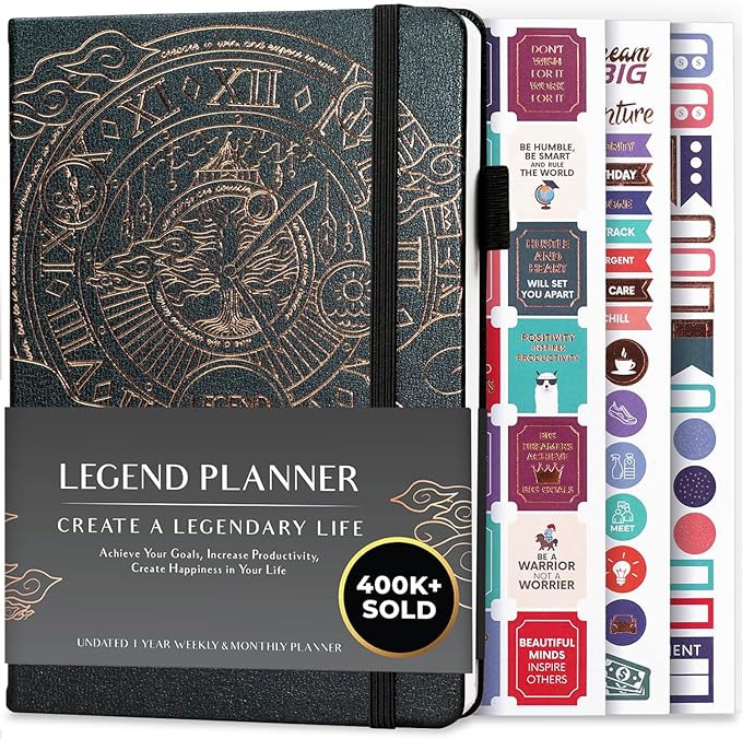 Legend Planner – Weekly & Monthly Life Planner to Hit Your Goals & Live by LegendPlanner