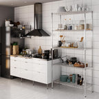 Regal Altair 18" Deep x 42" Wide x 86" Height Wire Shelving Kit | 5-Tier | NSF - Image 8