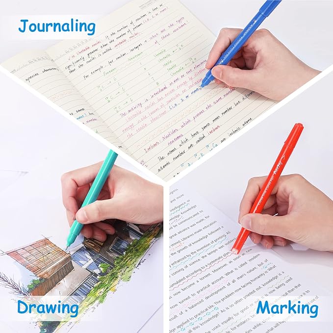 AECHY 12Pcs Dual Tip Markers Pens - Image 5