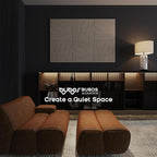 BUBOS Large Acoustic Panels, Self-adhesive Sound Absorbing Panels Decorative - Image 6
