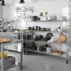 Regal Altair 21" Deep x 60" Wide x 54" Height Wire Shelving Kit | 4-Tier | NSF - Image 5