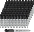 Yocfon Permanent Markers Bulk, Fine Tip, Waterproof Markers, Works On Plastic by Unknown