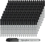 Yocfon Permanent Markers Bulk, Fine Tip, Waterproof Markers, Works On Plastic by Unknown