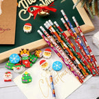 JULMELON 72PCS Christmas Party Favors Set, Pencils - Image 6