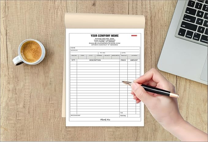 Custom Carbonless Invoice Book - Image 5