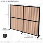 VIVO Modular Wall System, 2 PET Panels, Modern Professional Office Cubicle - Image 3