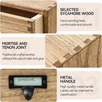 Kirigen Drak Wooden Office Storage Drawers Shallow Type - Image 4