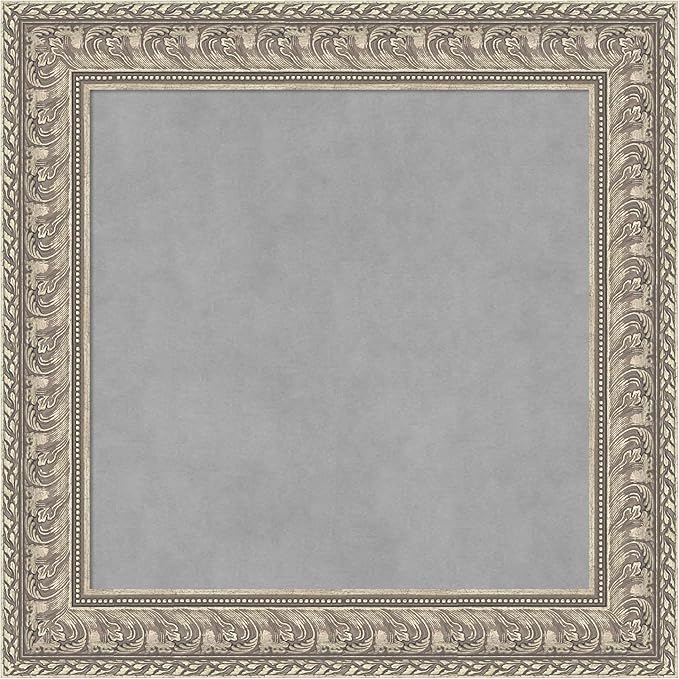 Amanti Art Silver Framed Magnetic Board 27x27 Medium Vision Board by AmantiArt
