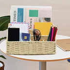 Boershun Rattan Mail Organizer - Image 2