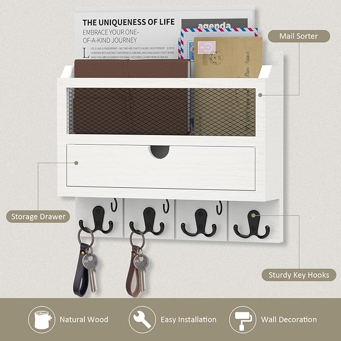 Nekon Mail Organizer with Drawer - Image 2