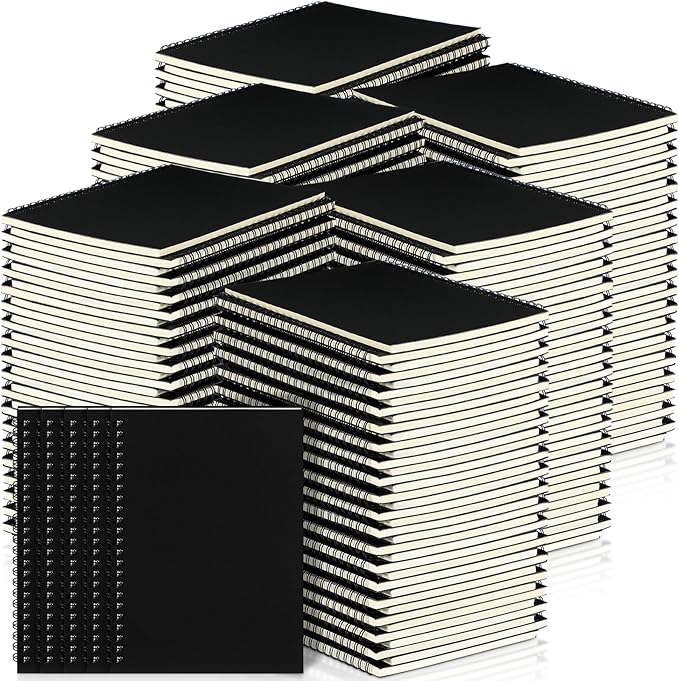 Yahenda 180 Pcs Spiral Notebook Bulk A5 Journal Lined 8.3'' x 5.5'' Writing by Yahenda