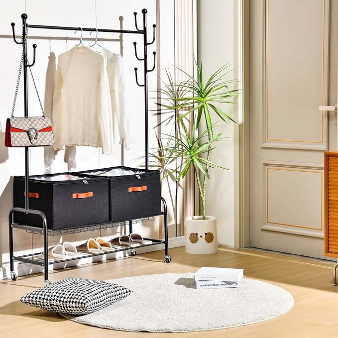 INSTY 2 Pack Shoe Organizer for Closet, Fits up to 32 Pairs, Adjustable - Image 6