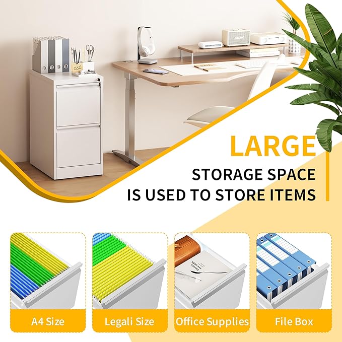 Reegangfa 2 Drawer File Cabinet - Image 5