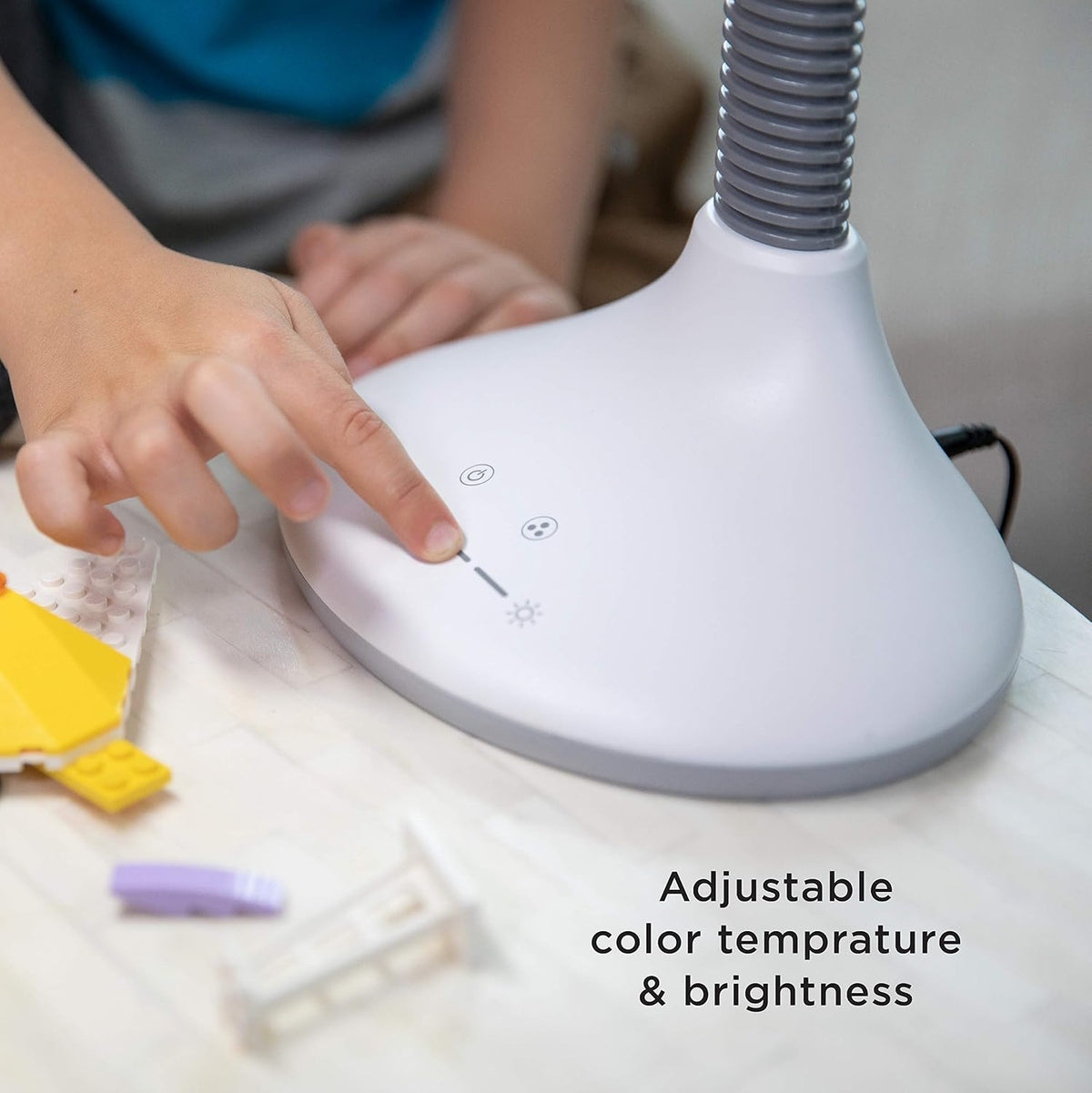 Verilux SmartLight Full Spectrum LED Desk Lamp with Adjustable Brightness