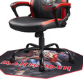 Subsonic - Metal Music Gaming Floor Mat 39.4x39.4 inch - Non-Slip for Office Chairs - Floor and Parquet Protection Mat for Gaming Rooms - Easy to Clean - Black