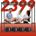 REIBII 60''W Storage Shelves 2399LBS Metal Shelving Unit - Image 7