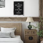 Felt Letter Board with Rustic Vintage Frame and Stand 12x16 inch, Numbers and - Image 7