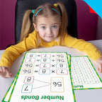 8 Packs Number Bond Whiteboards, Double Sided Dry Erase 1-12 Multiplication - Image 5