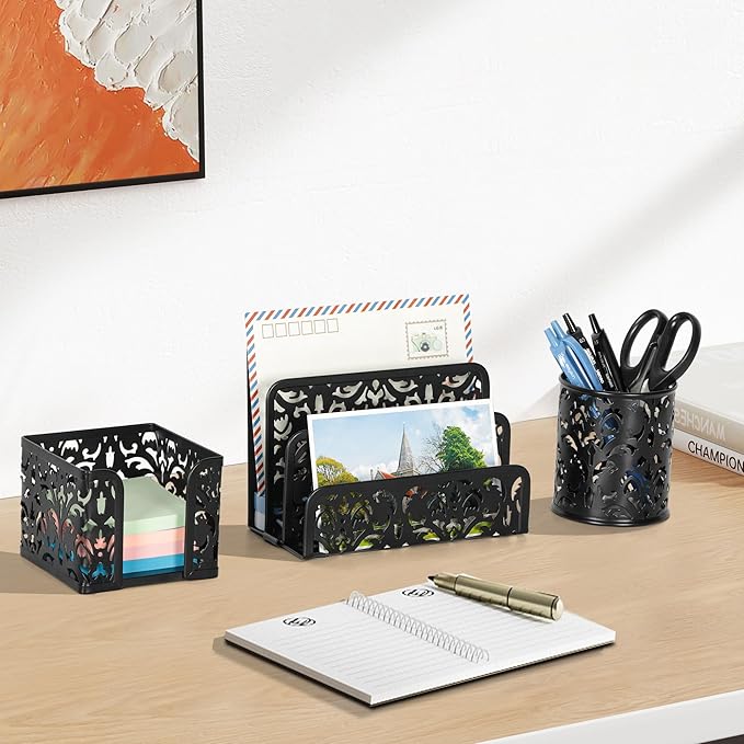 EasyPAG Desk Organizers and Accessories 3 Pieces Office Organizer Set - Image 3