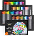 Shuttle Art Fineliner Pens, 100 Colors 0.38mm Fineliner Color Pen Set Fine Line by ShuttleArt