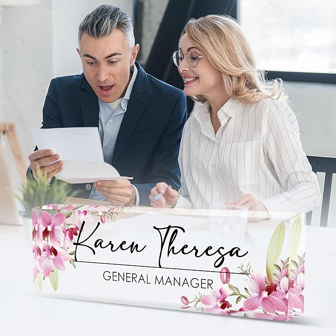 Custom Office Name Plate, Personalized Gifts - Image 5