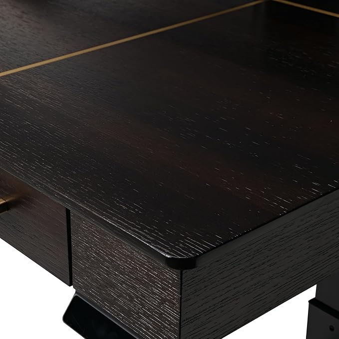EUREKA ERGONOMIC Standing Desk, 63 inch Executive Desk w Drawers, Modern - Image 3