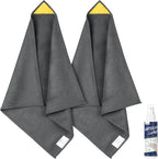 loukin 2 Pack Magnetic Whiteboard Cleaning Cloth, Dry Erase Cleaning Cloth by LOUKIN