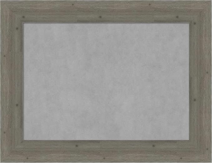 Amanti Art Grey Framed Magnetic Board 27x35 Medium Vision Board by AmantiArt