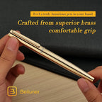 BEILUNER Gold Fountain Pen, Stunning Luxury Pens - Image 8