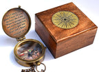 For I Know The Plans I Have For You, Jeremiah 29:11, Solid Brass Directional by TADIZAYN