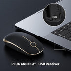 VssoPlor Wireless Mouse, 2.4G Slim Portable Computer Laptop Mouse - Image 3