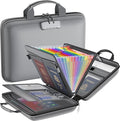 Fireproof File Organizer with Lock, Hard-Shell Case Fireproof Document Box with by Tamfile