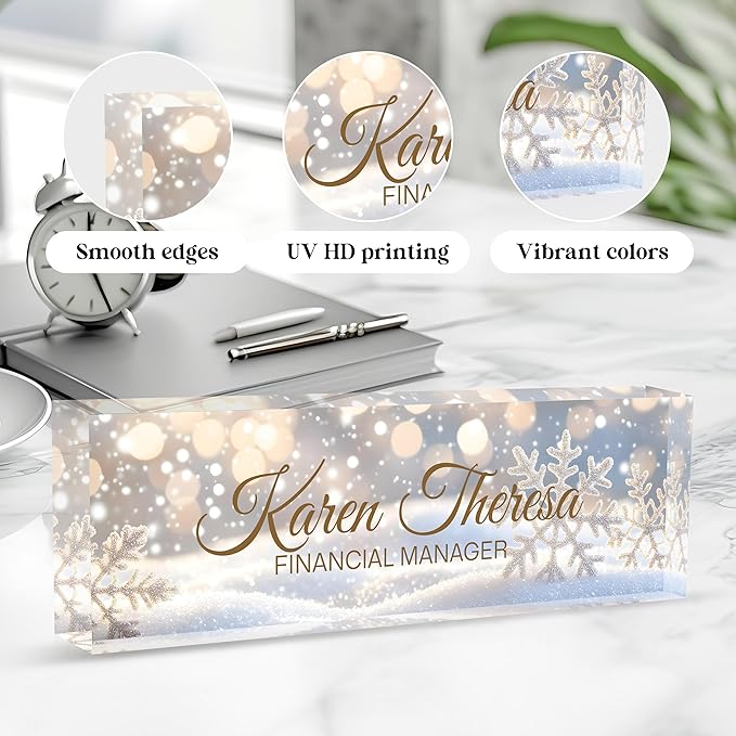 Custom Office Name Plate, Personalized Gifts - Image 3