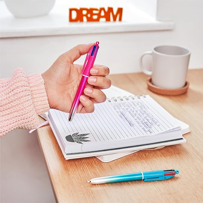 BIC 4 Color Smooth Gradient Retractable Ballpoint Pen - Image 2