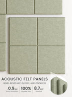 Bumusty Large Cork Board Alternative-36 x24 Felt Bulletin Board Tiles, - Image 3