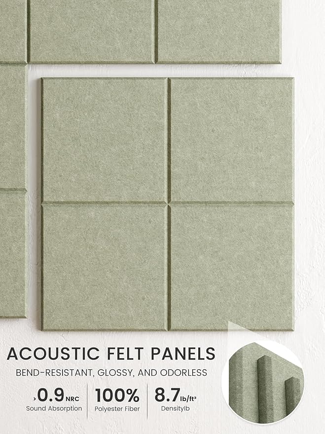 Bumusty Large Cork Board Alternative-36 x24 Felt Bulletin Board Tiles, - Image 3