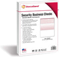 docugard standard burgundy marble top high security check shown in use