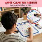 30 Packs Reusable Dry Erase Pockets Sleeves with 2 Binder Rings - 10 Color Set - 10x14 Oversized dry erase sheet protectors with Clear Pocket Sleeves -School Supplies for Teachers classroom must haves