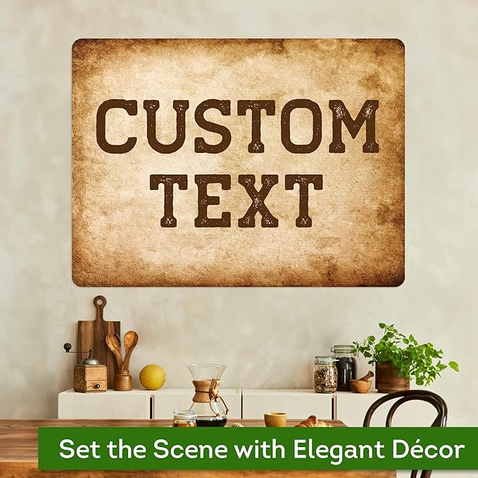 Custom Sign, Custom Street Sign, 11 Font Colors, 13 Font Styles, 4 Hole Options - Image 4