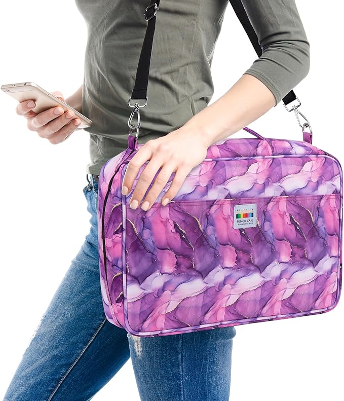 YOUSHARES Big Capacity Colored Pencil Case - Image 6