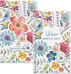 Current Embroidered Florals Address Book-94 Pages; Small 5" x 8-1/2" Size - Image 4