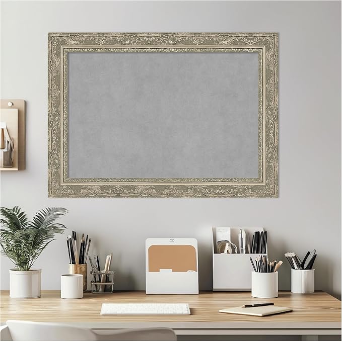 Amanti Art Silver Framed Magnetic Board 20x28 Medium Vision Board - Image 7