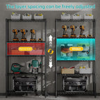 SINGAYE 5 Shelf Adjustable Heavy Duty Storage Shelving Unit 350 lbs per Shelf - Image 5