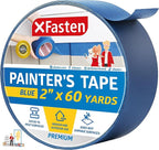 XFasten Professional Blue Painters Tape, Sharp Edge Line Technology by XFasten