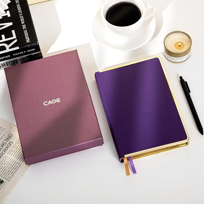 CAGIE Elegant Gold-Edged Journal - Image 8