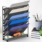 Simple Houseware 6-Tier Wall Mount Document Letter Tray Organizer - Image 3