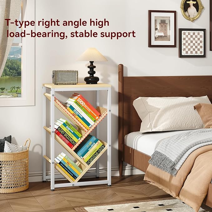 IBUYKE 5 Tier Tree Bookshelf, Small Desktop Bookshelf - Image 5